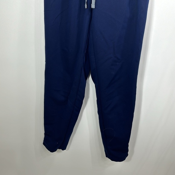Figs High Waisted Pleated Navy Blue scrub pants size small tall - Picture 3 of 12